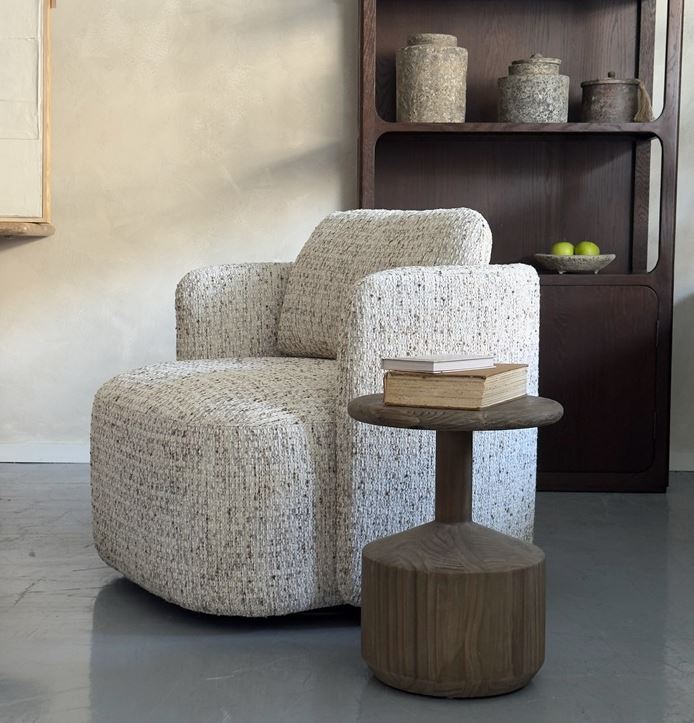 כורסא פנדנט מסתובב בד ארוג